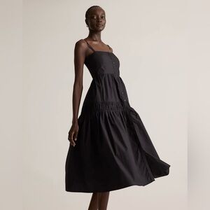 Quince 100% Organic Cotton Poplin
Spaghetti Strap Maxi Dress